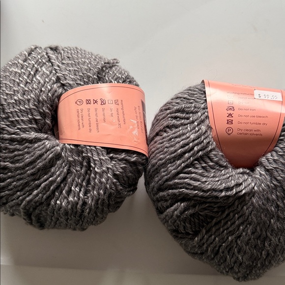 Louisa Harding yarn
Size:174 yds each
Color:2-gray,2-plum - Picture 5 of 7